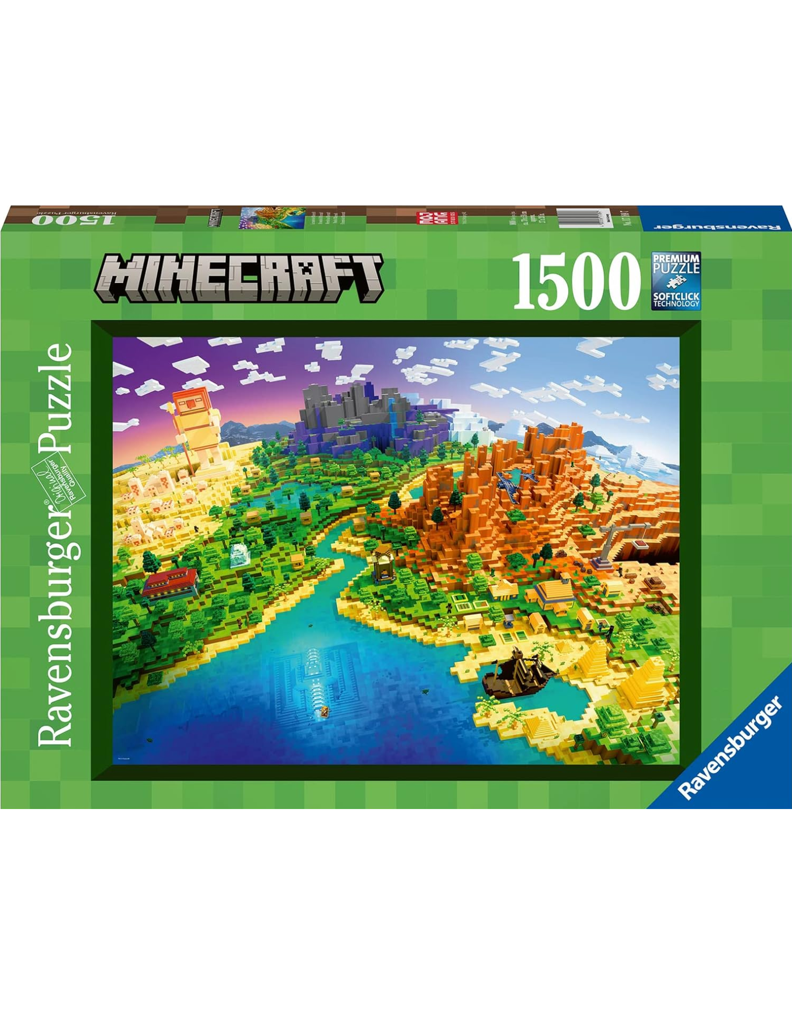 Ravensburger World of Minecraft - 1500 Piece Puzzle