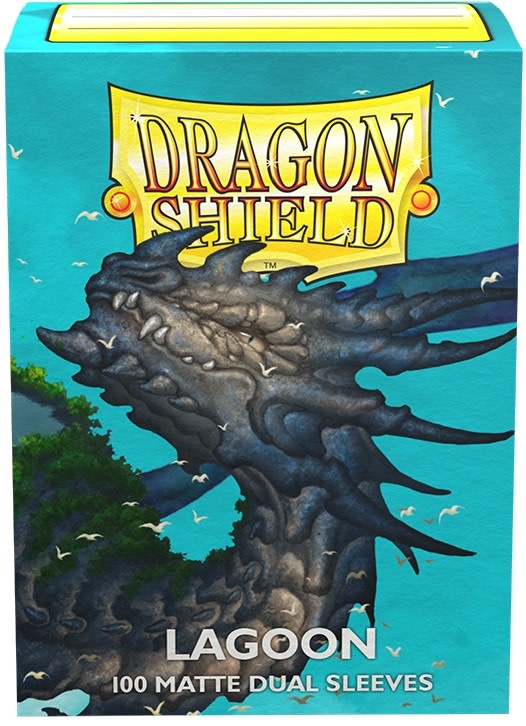 dragon shield Trading Card Sleeves (Dual Matte Lagoon) 100ct