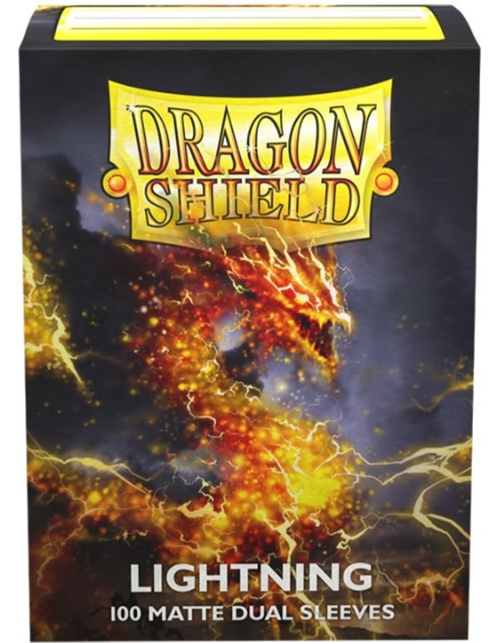 dragon shield Trading Card Sleeves (Dual Matte Lightning) 100ct