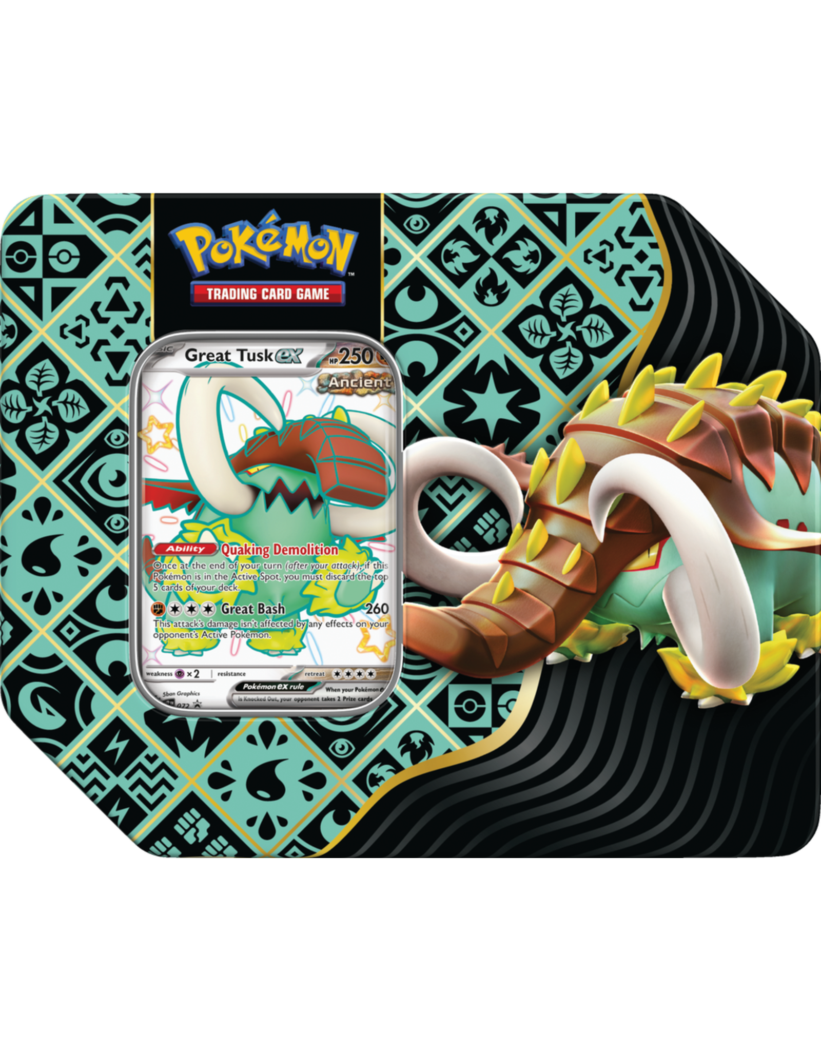 The Pokemon Company Pokémon Trading Card Game - Paldean Fates EX  Tin (Assorted)