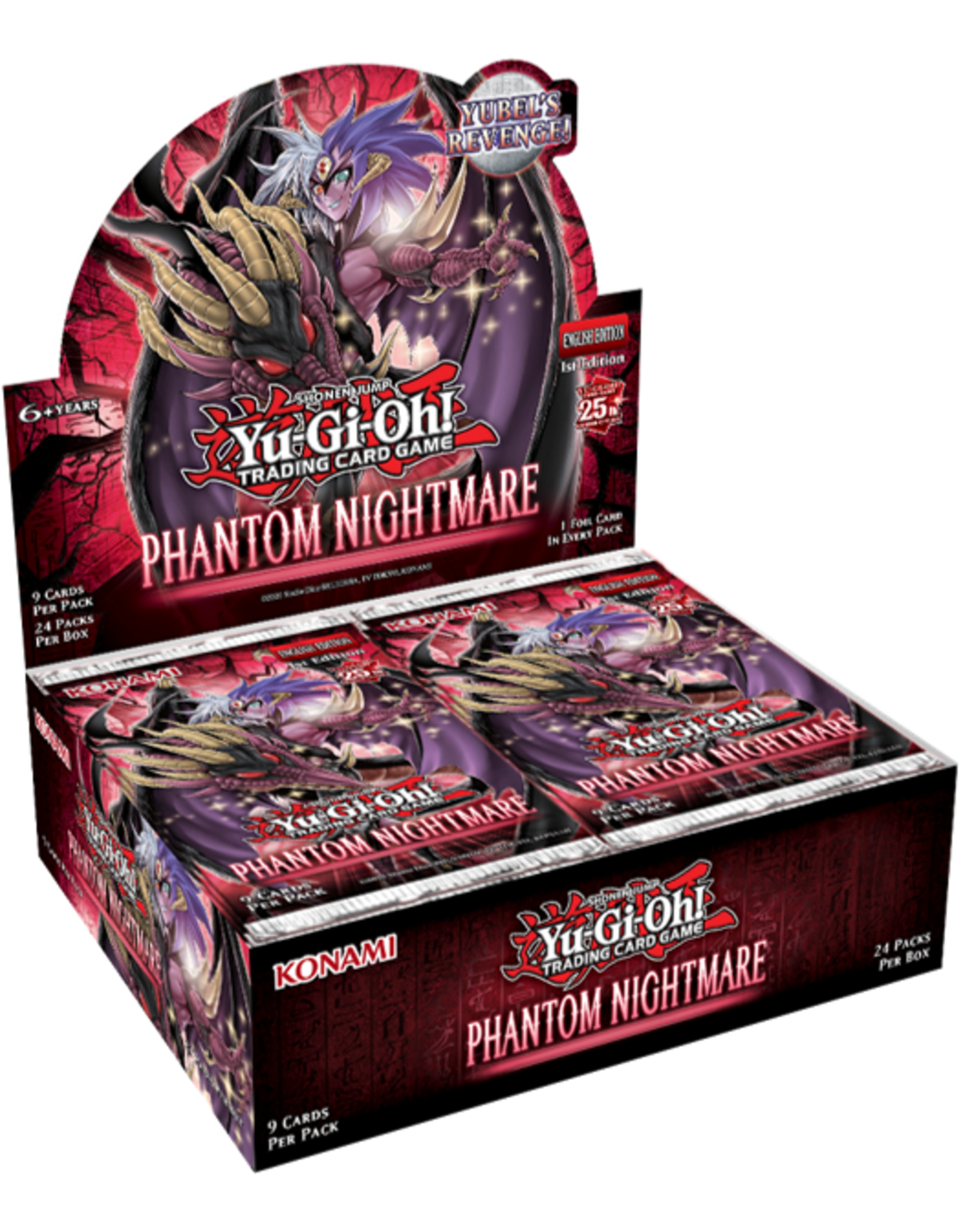 Konami Yu-Gi-Oh! Trading Card Game - Phantom Nightmare - Booster Pack x 24