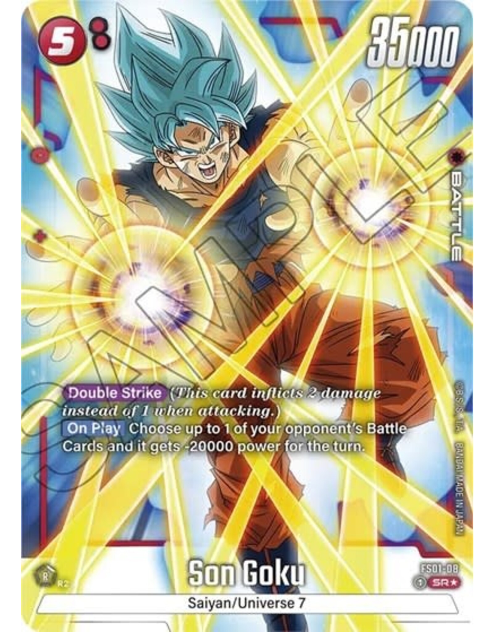 Bandai Son Goku - FS01-08 (Bonus Pack Alternate Art)
