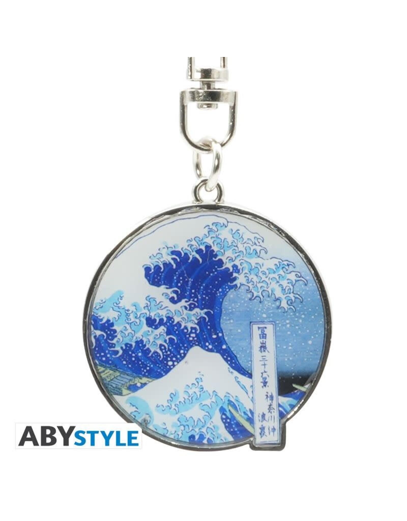 Abysse America Hokusai - Great Wave Metal Keychain