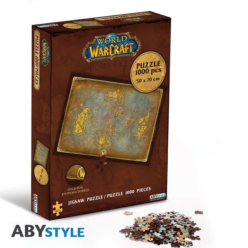 Ravensburger World of Warcraft - Azeroth's Map 1000 Piece Puzzle