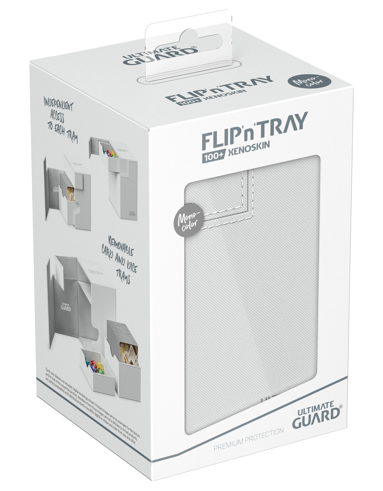 Ultimate Guard Flip n/ Tray - Trading Card Storage (White) 100+