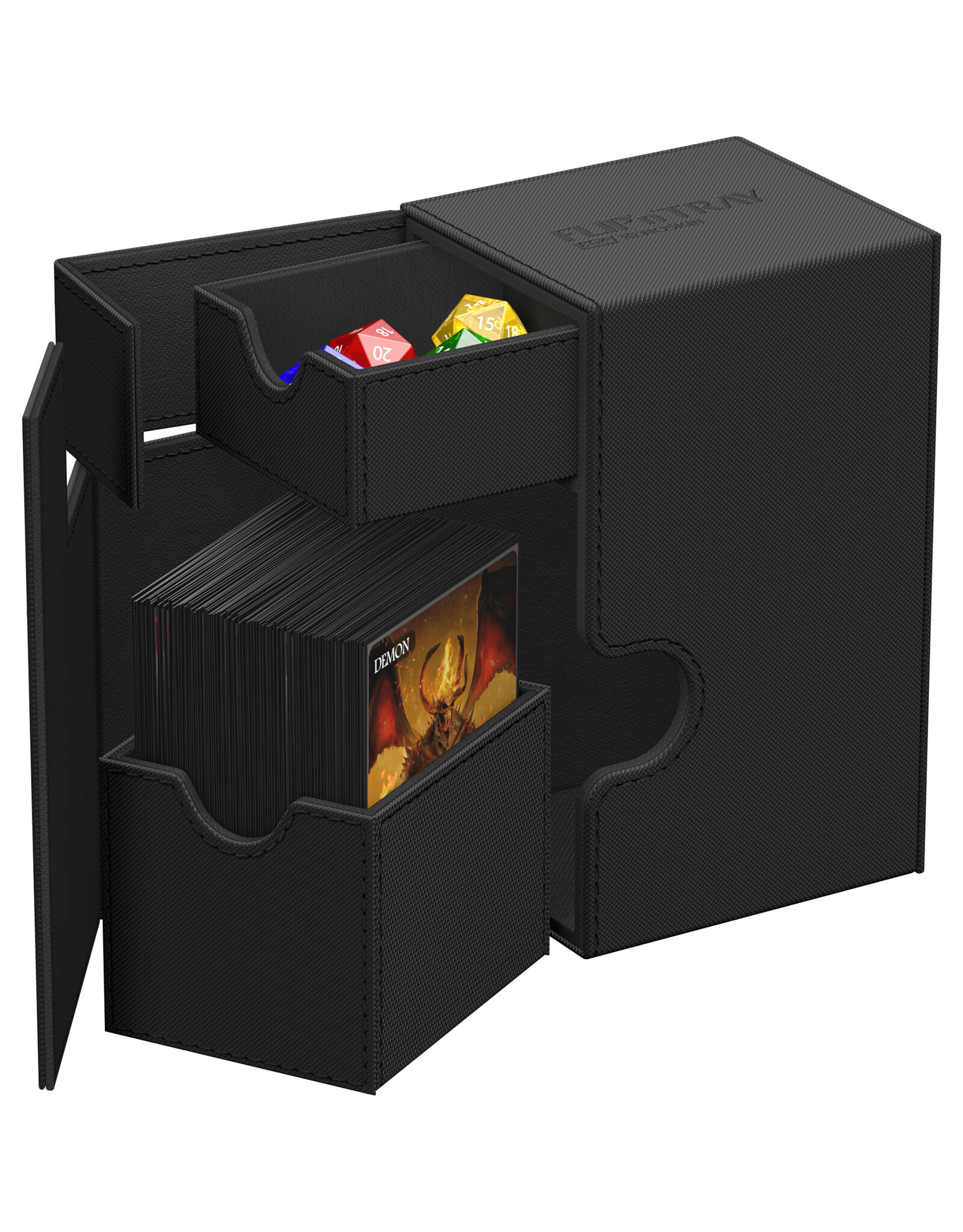 Ultimate Guard Flip n/ Tray - Trading Card Storage (Black) 80+