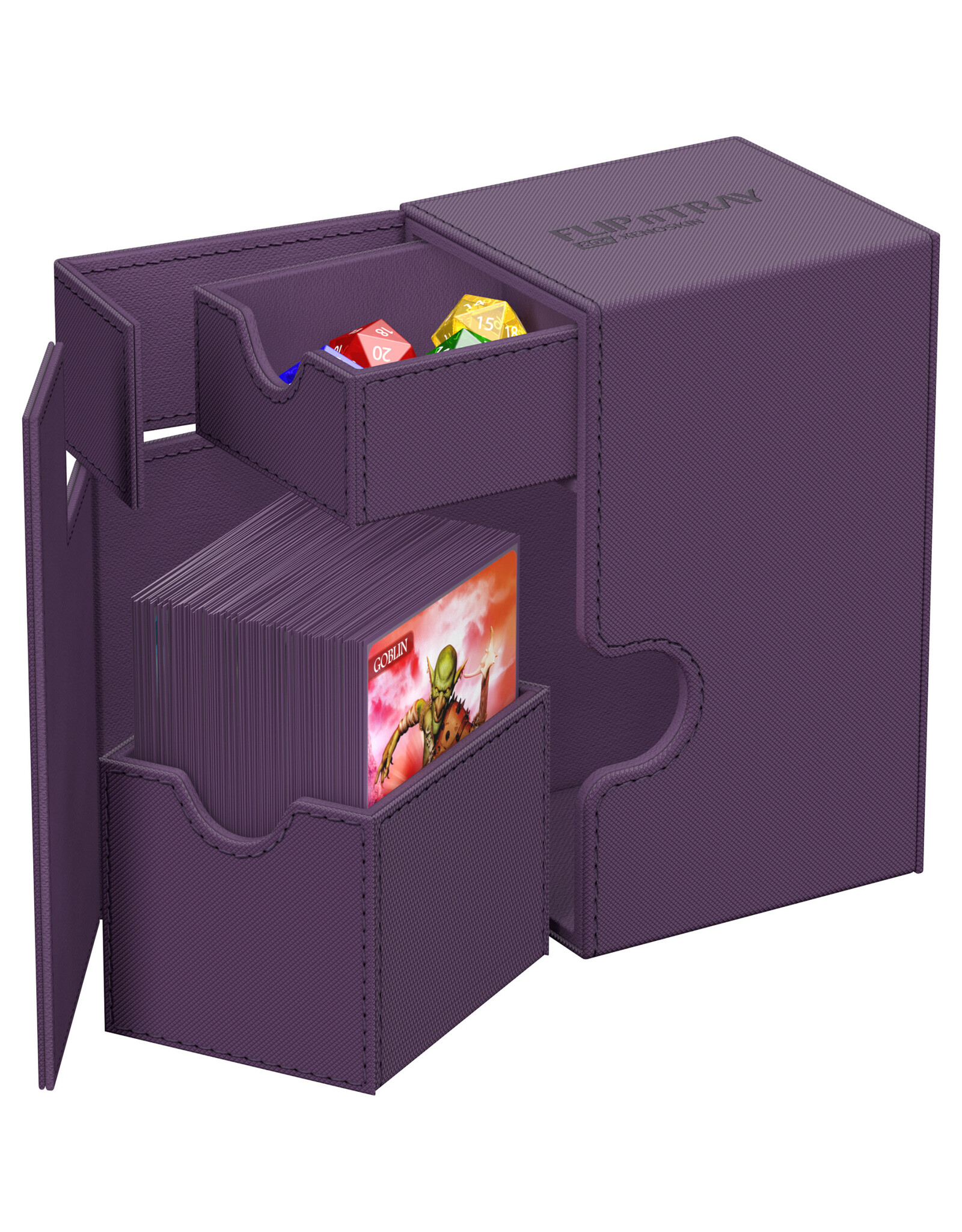 Ultimate Guard Flip n/ Tray - Trading Card Storage (Purple) 80+