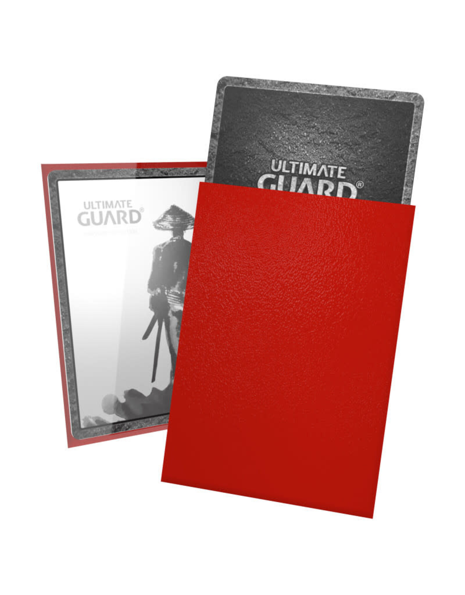 Ultimate Guard Trading Card Sleeves - Japanese Size - (Red) 60ct