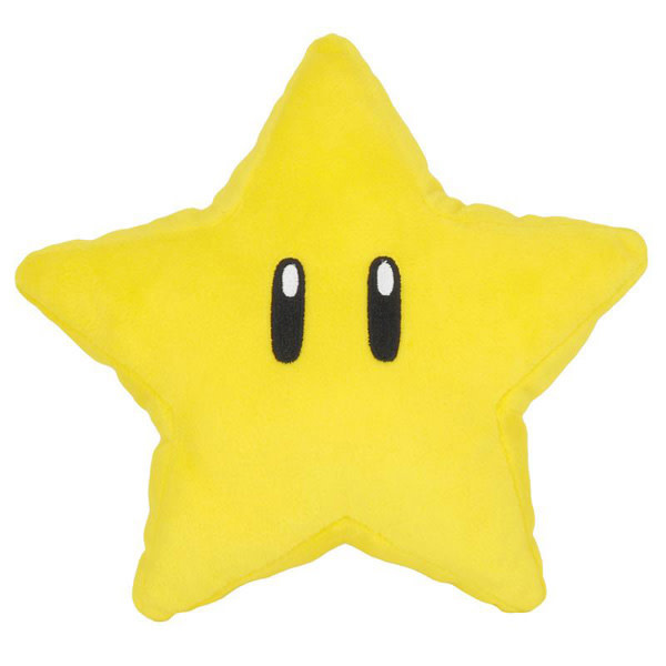 Little Buddy Super Mario Bros - Super Star 6" Plush