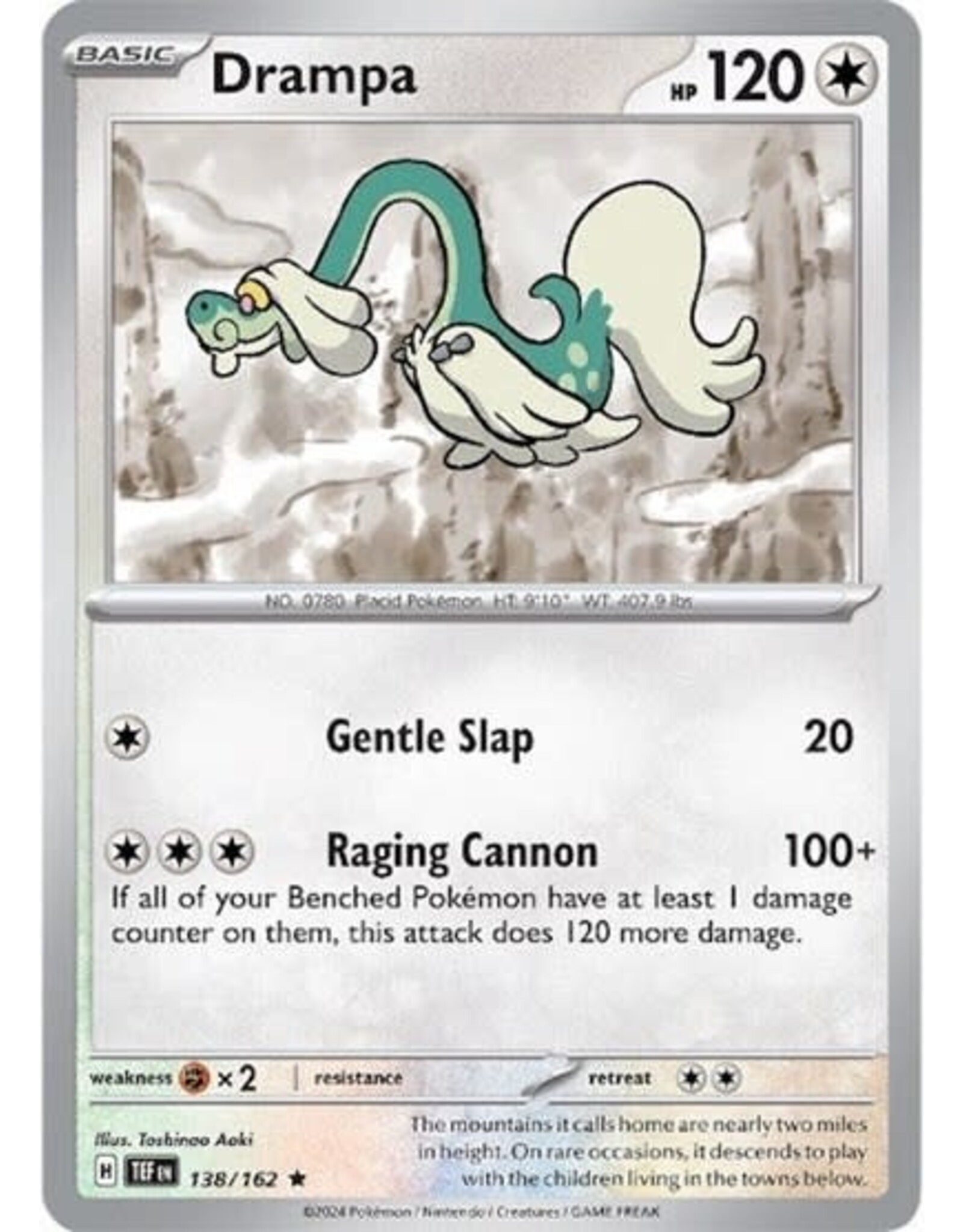 Drampa - 138/162 (Holofoil, Rare)