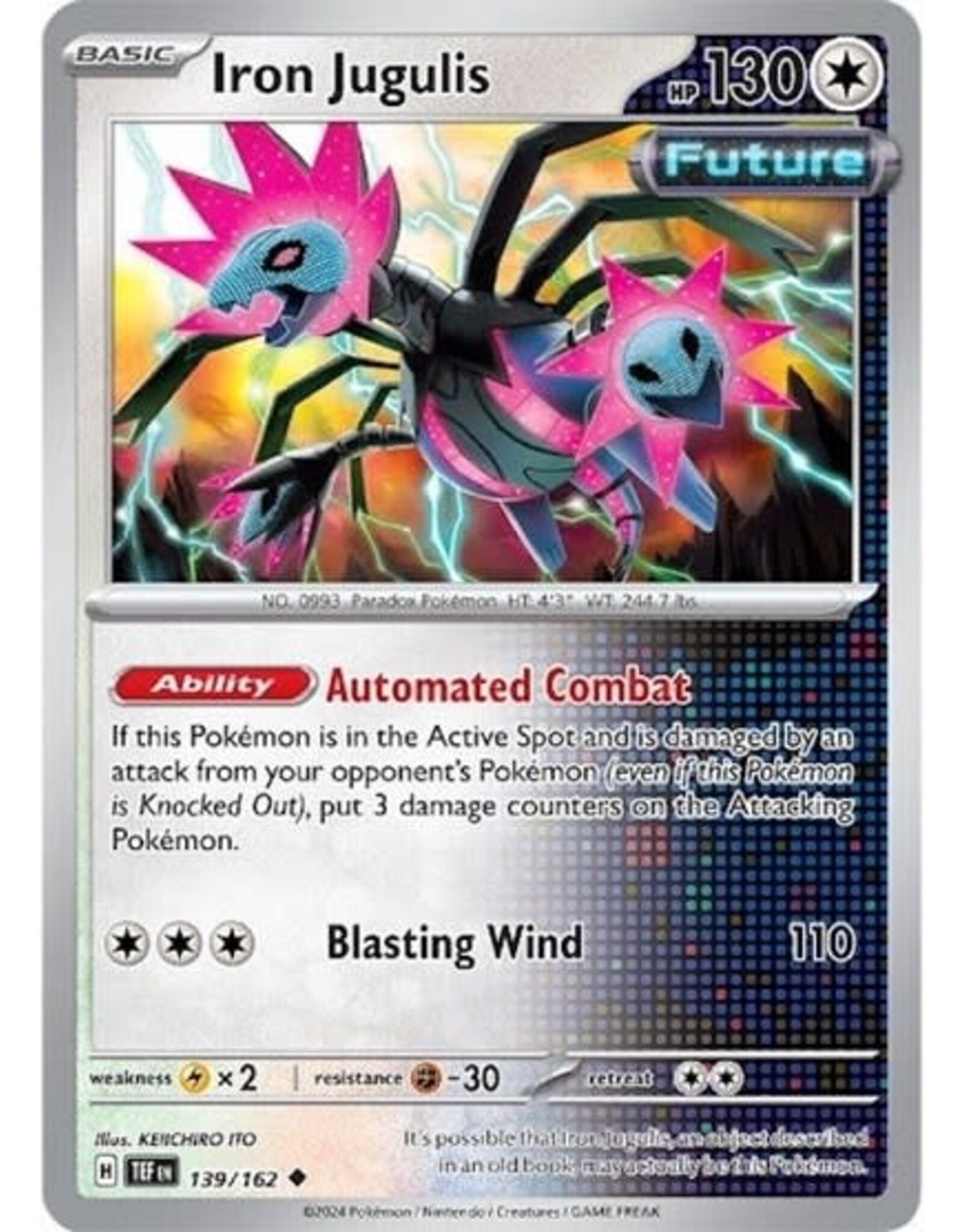 Iron Jugulis - 139/162 (Normal, Uncommon) (TEF)