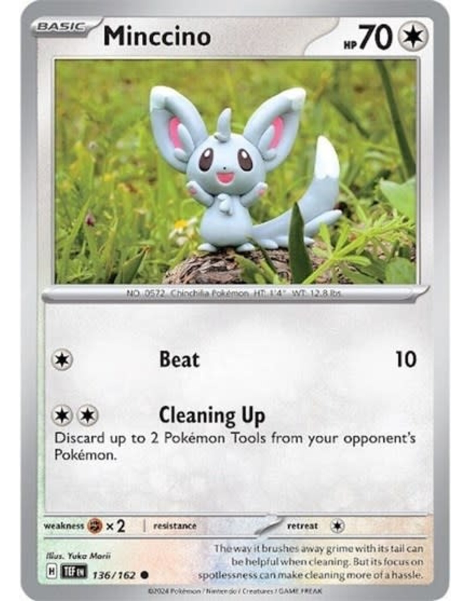 Minccino - 136/162 (Normal, Common)