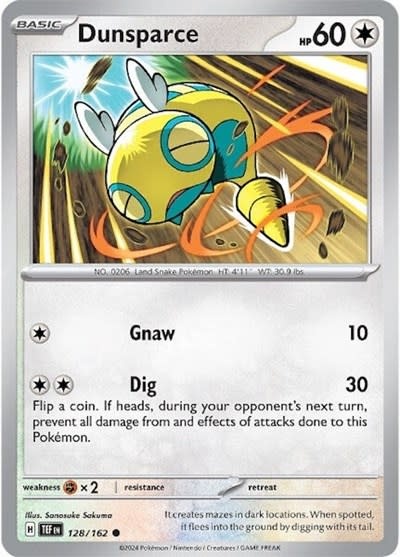 Dunsparce - 128/162 (Normal, Common)