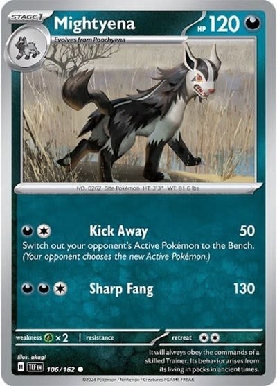 Mightyena - 106/162 (Normal, Common)