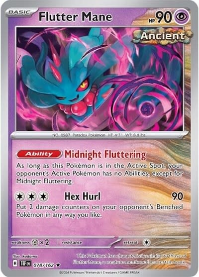 Flutter Mane - 078/162 (Reverse Holofoil, Rare)