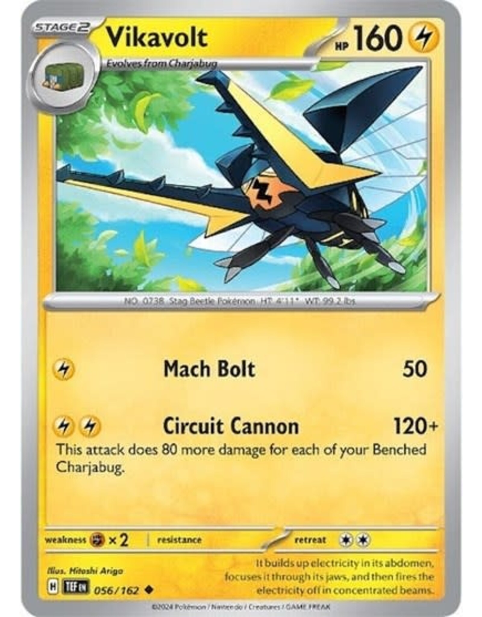 Vikavolt - 056/162 (Normal, Uncommon)