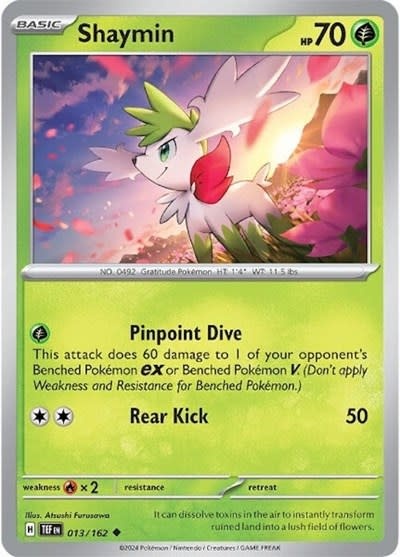 Shaymin - 013/162 (Normal, Uncommon)