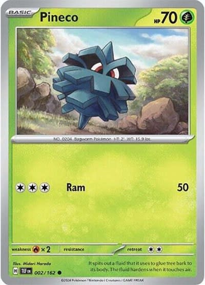 Pineco - 002/162 (Normal, Common)