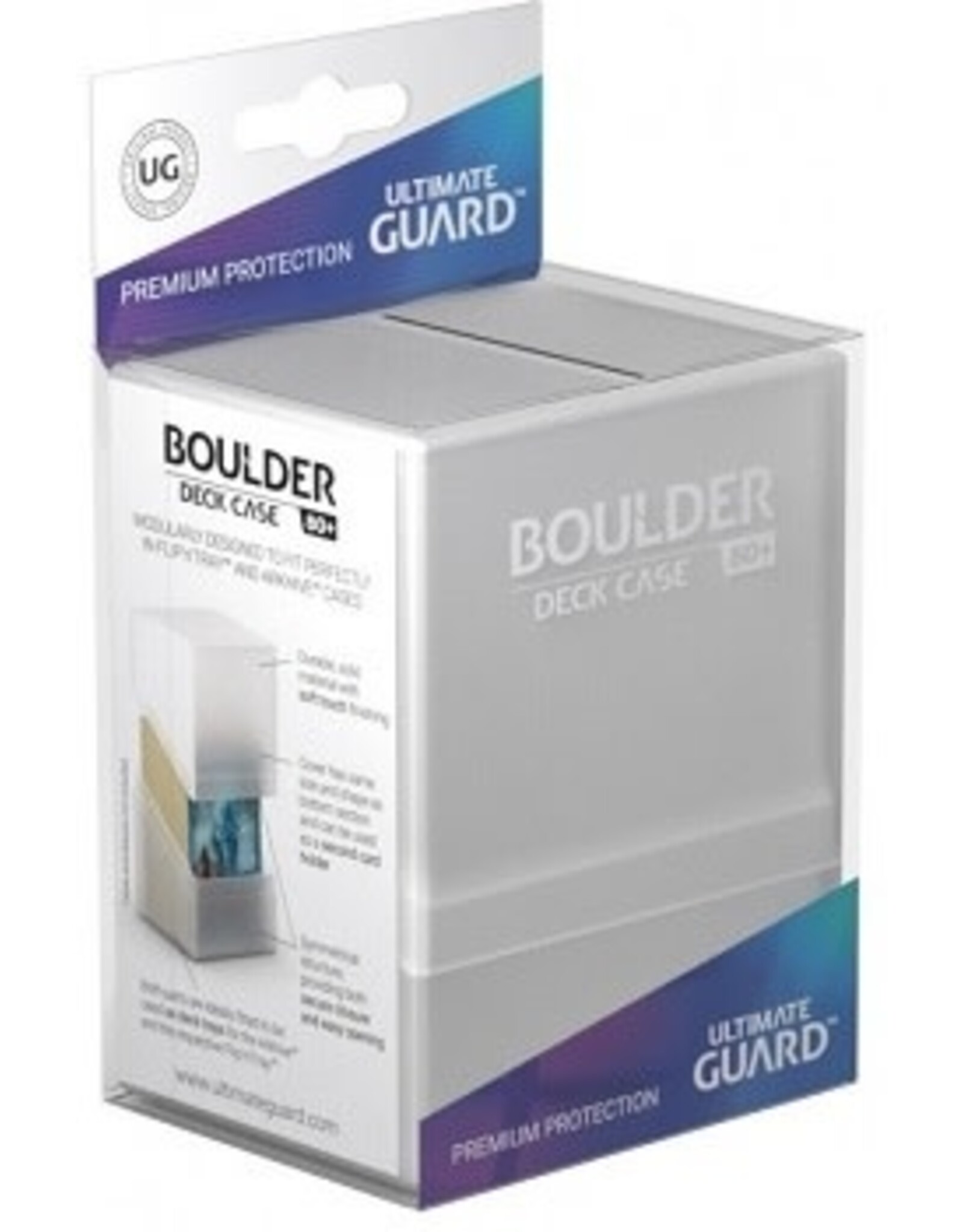 Ultimate Guard Boulder Deck Boxes (Frosted) 100+