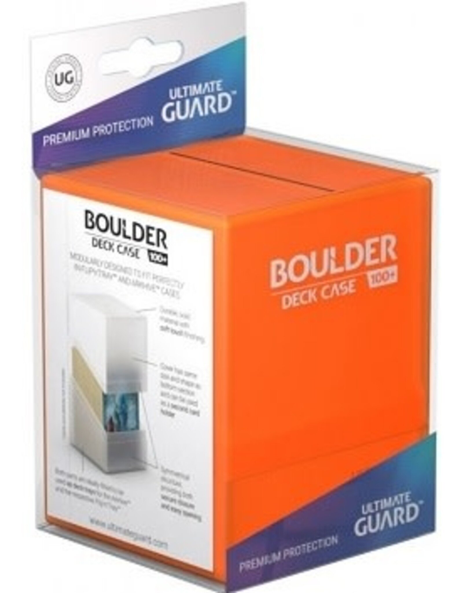 Ultimate Guard Boulder Deck Boxes (Poppy Topaz) 100+