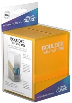 Ultimate Guard Boulder Card Storage (80+, Amber Yellow)