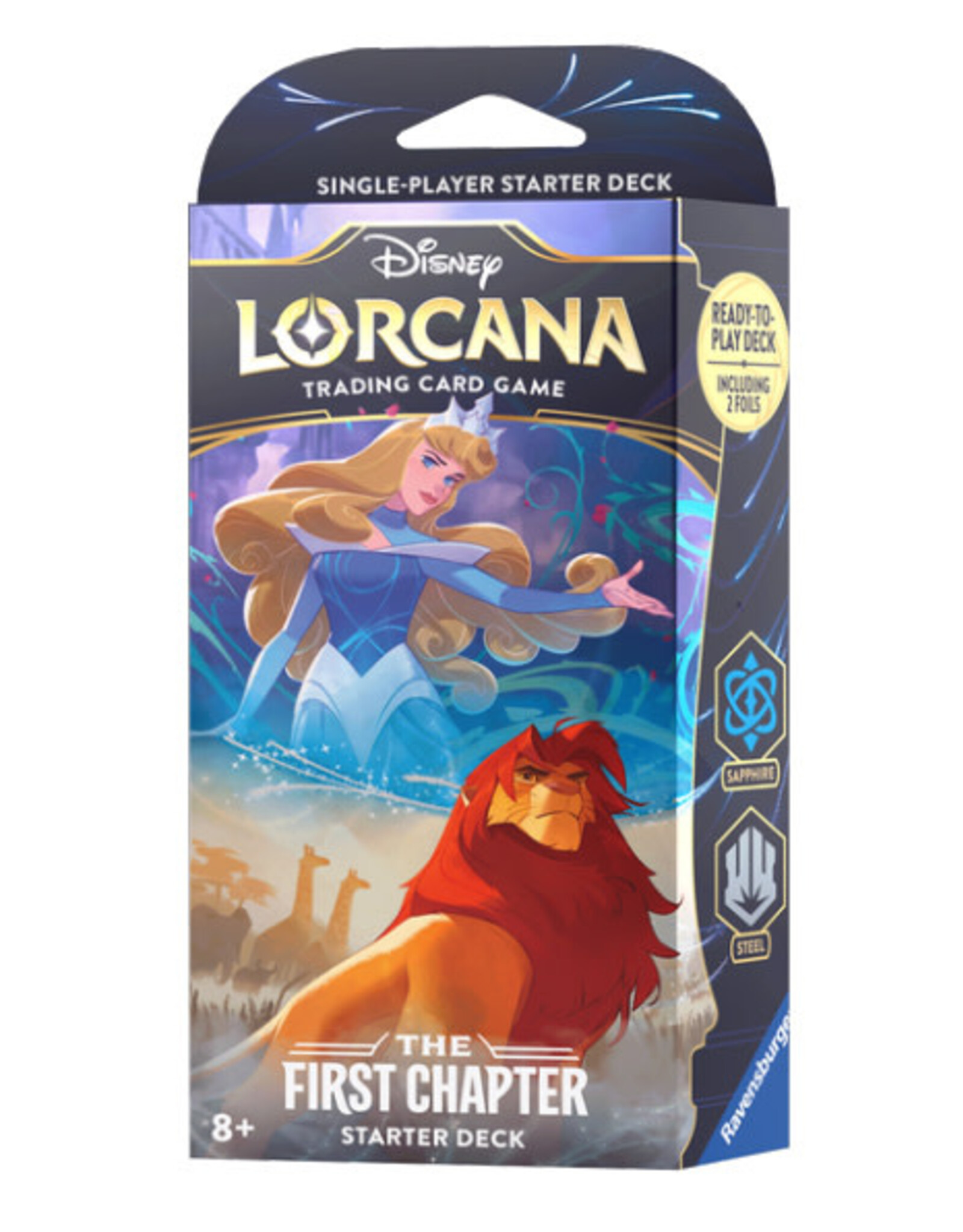 Ravensburger Disney Lorcana - First Chapter (Sapphire/Steel) Starter Deck