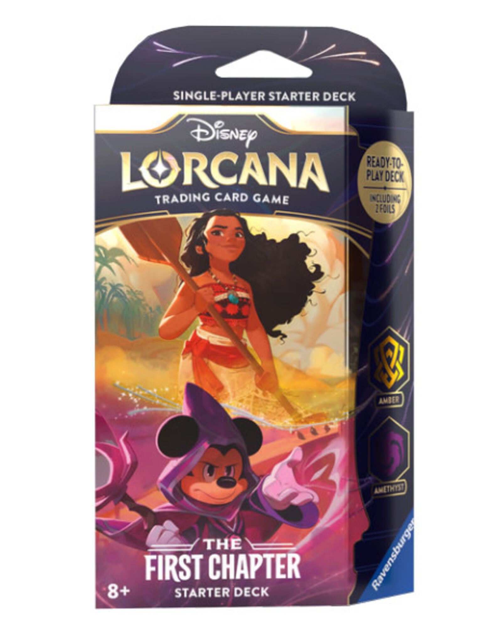 Ravensburger Disney Lorcana - First Chapter (Amber/Amethyst) Starter Deck