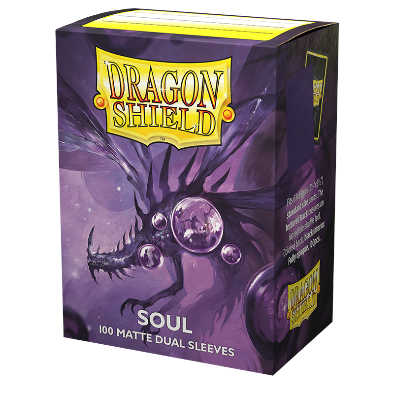 dragon shield Trading Card Sleeves (Dual Matte Soul) 100ct