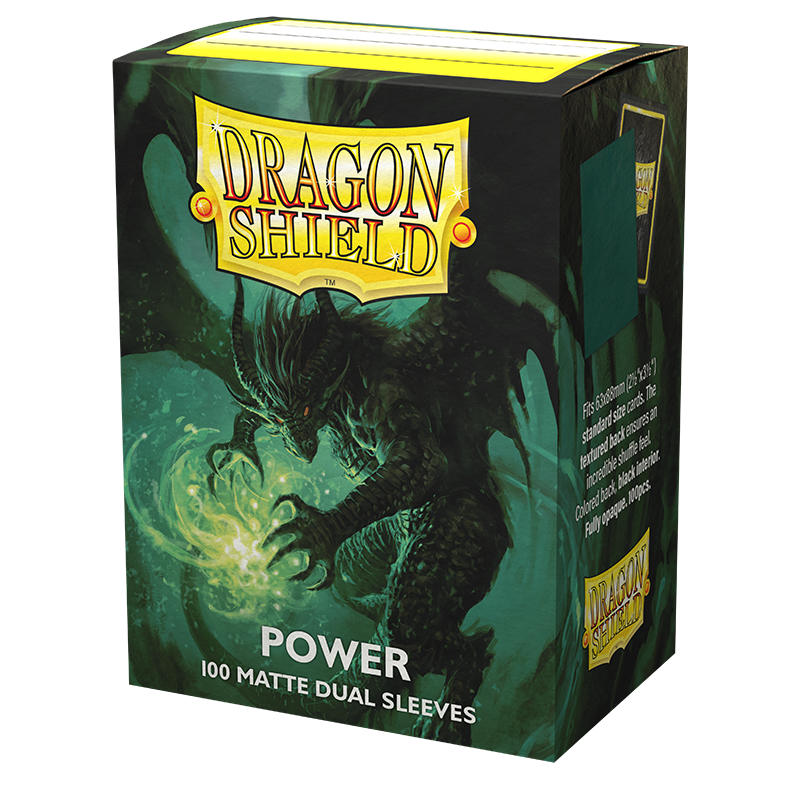 dragon shield Trading Card Sleeves (Dual Matte Power) 100ct