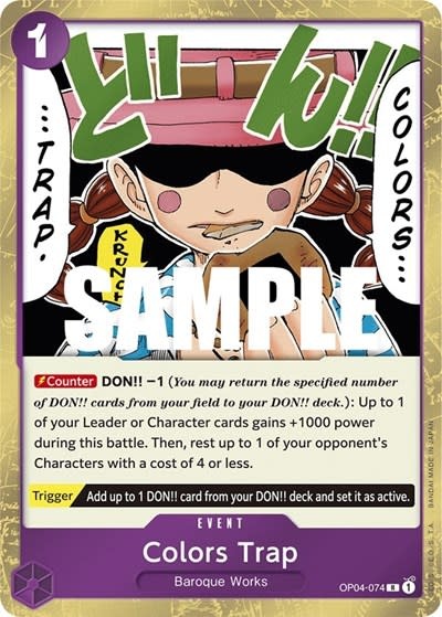 Colors Trap - OP04-074 (Foil, R)