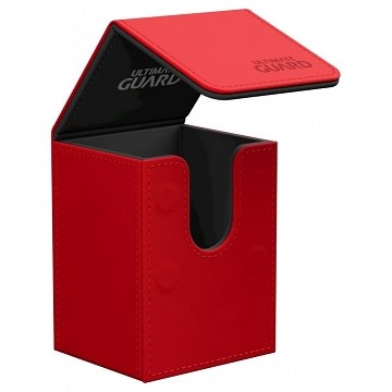 Ultimate Guard Flip Deck Case Leatherette (80+, Red)