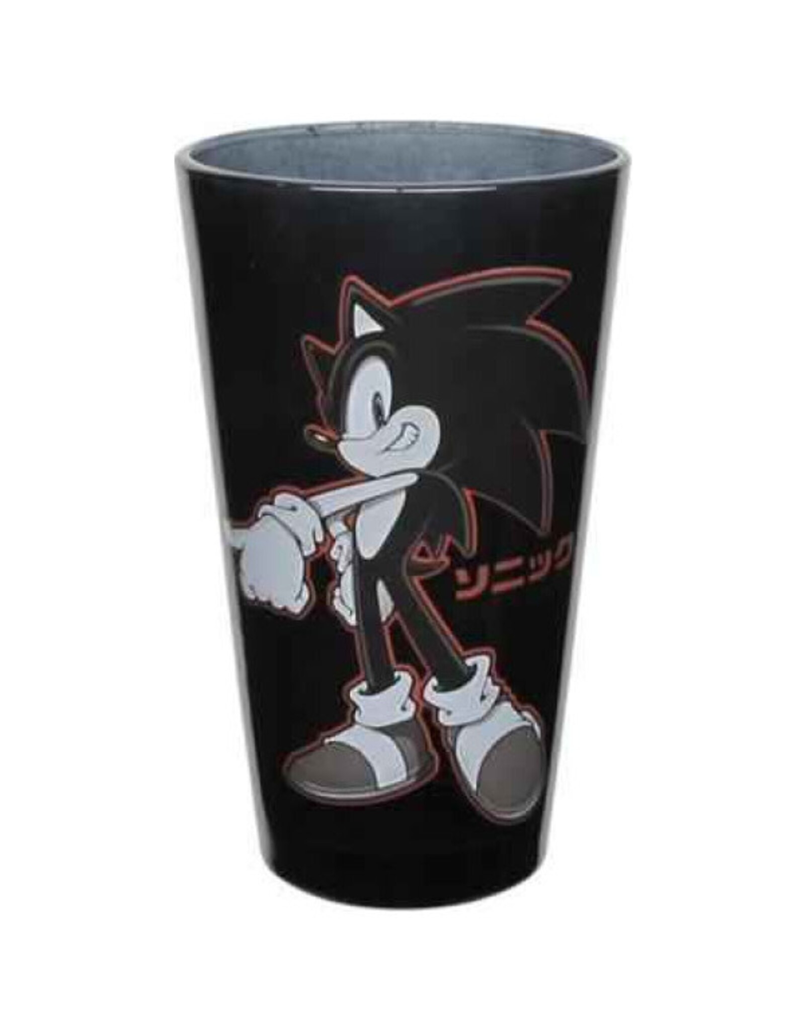 Surreal Ent. Surreal Ent. - Sonic The Hedgehog - Red Outline - Pint Glass