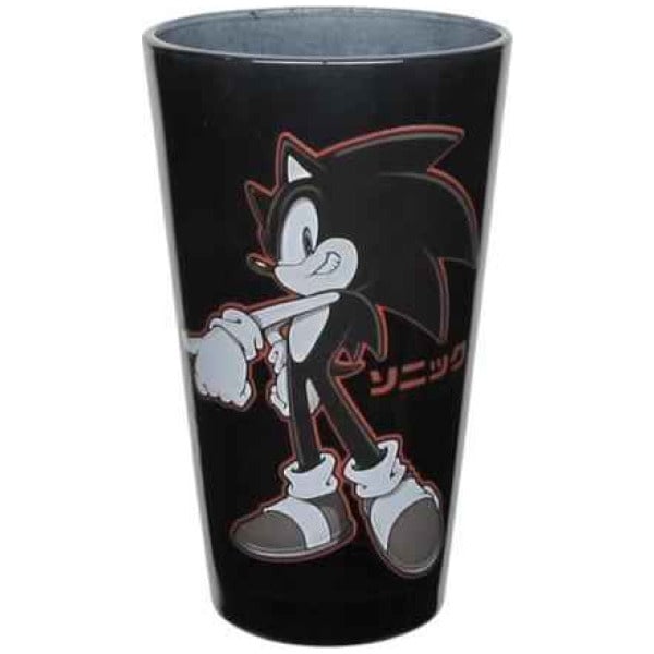 Surreal Ent. Surreal Ent. - Sonic The Hedgehog - Red Outline - Pint Glass