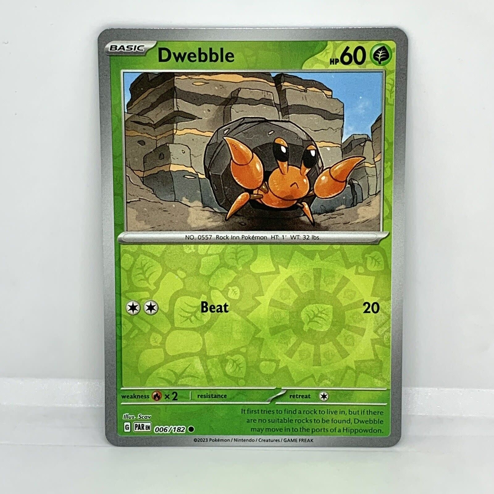 Dwebble - 006/182 (Reverse Holofoil, Common)