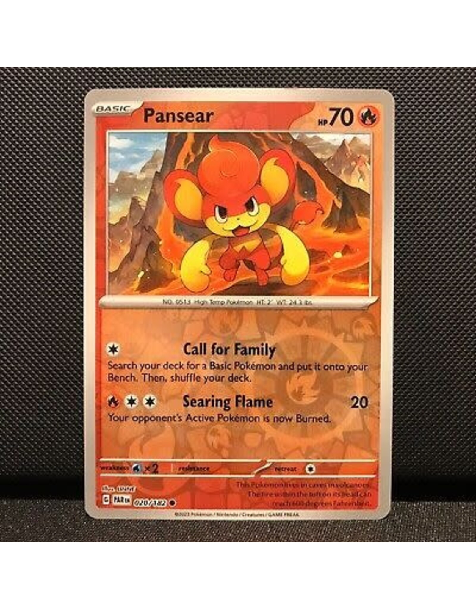 Pansear - 020/182 (Reverse Holofoil, Common)