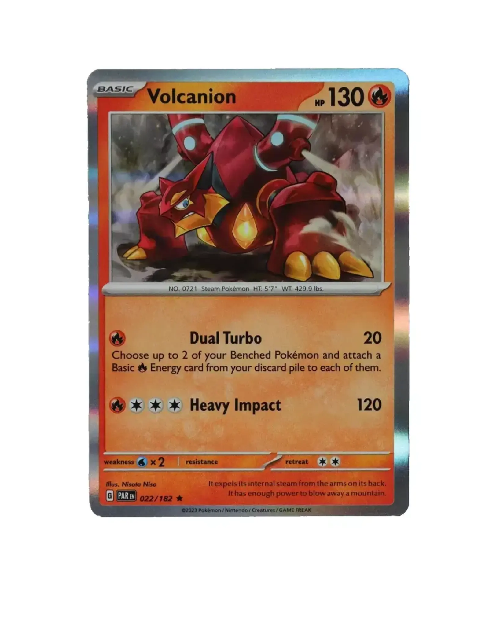 Volcanion - 022/182 (Holofoil, Rare)