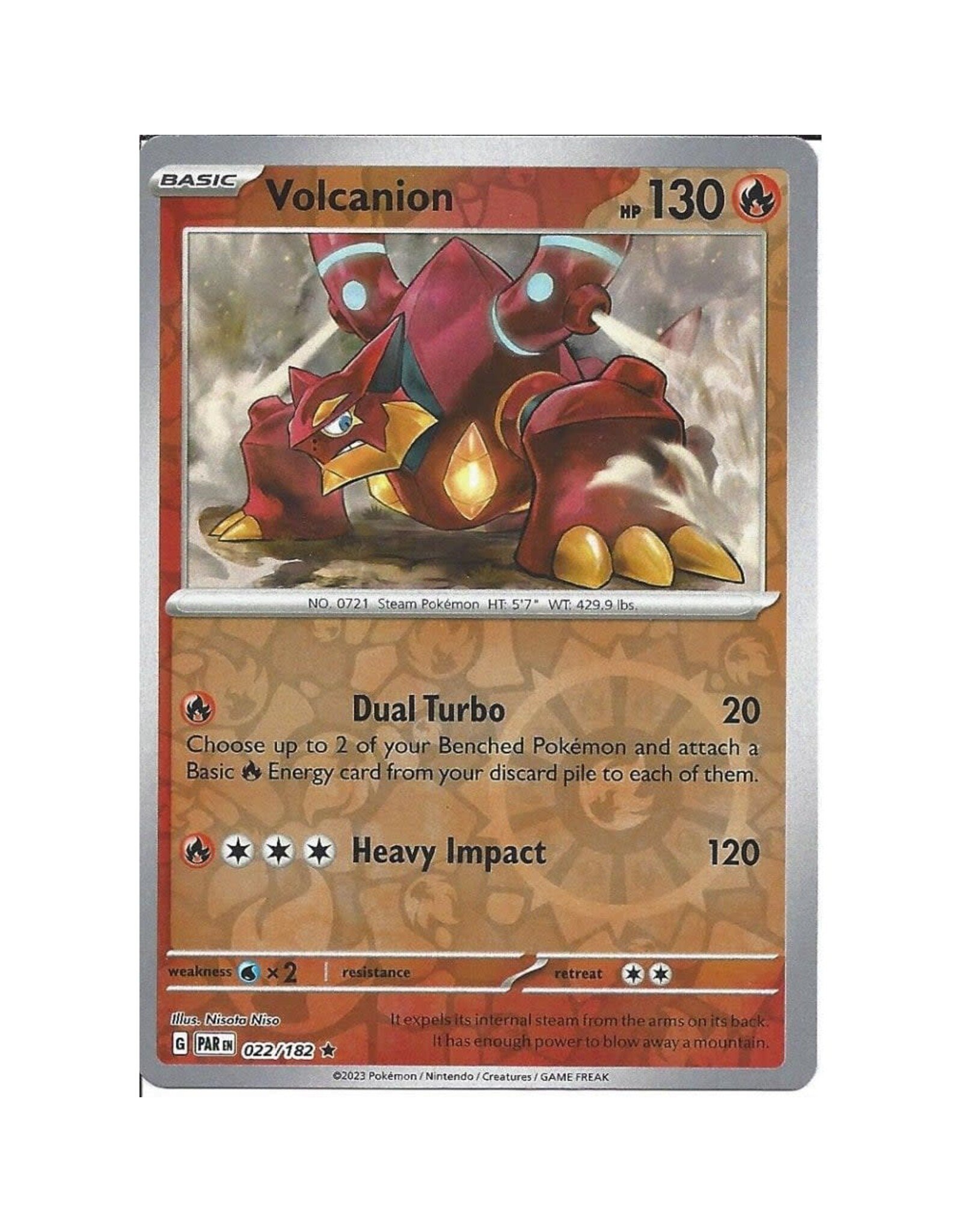 Volcanion - 022/182 (Reverse Holofoil, Rare)