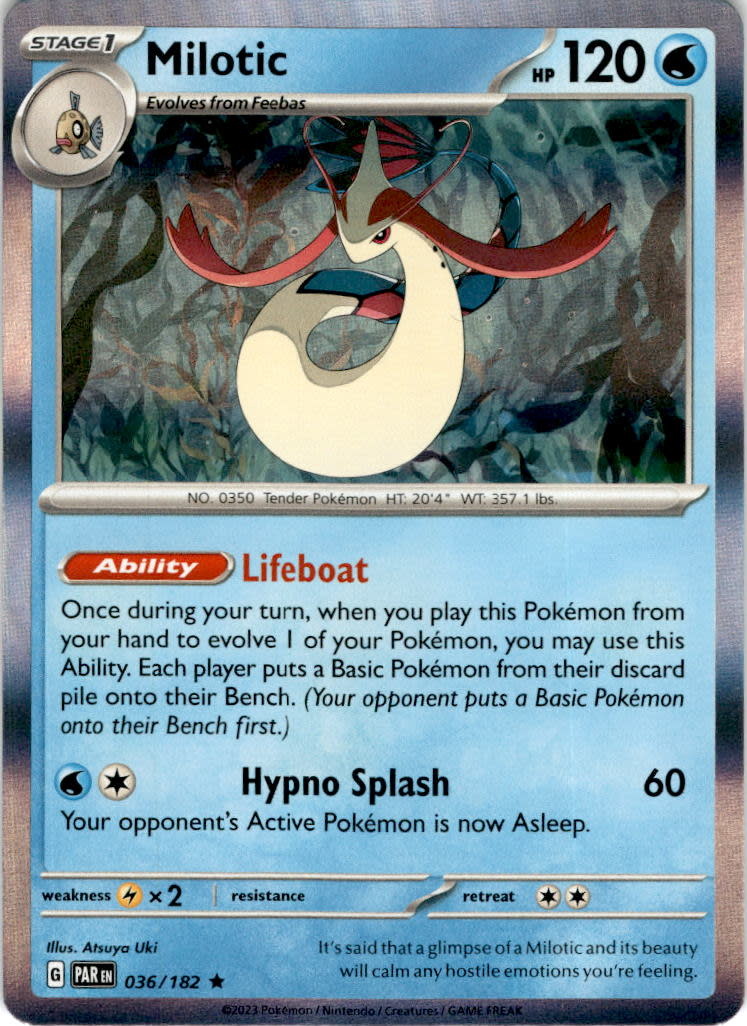 Milotic - 036/182 (Holofoil, Rare)