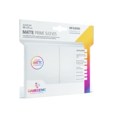 Game Genic Sleeves: Gamegenic Matte Prime Sleeves: White (100)