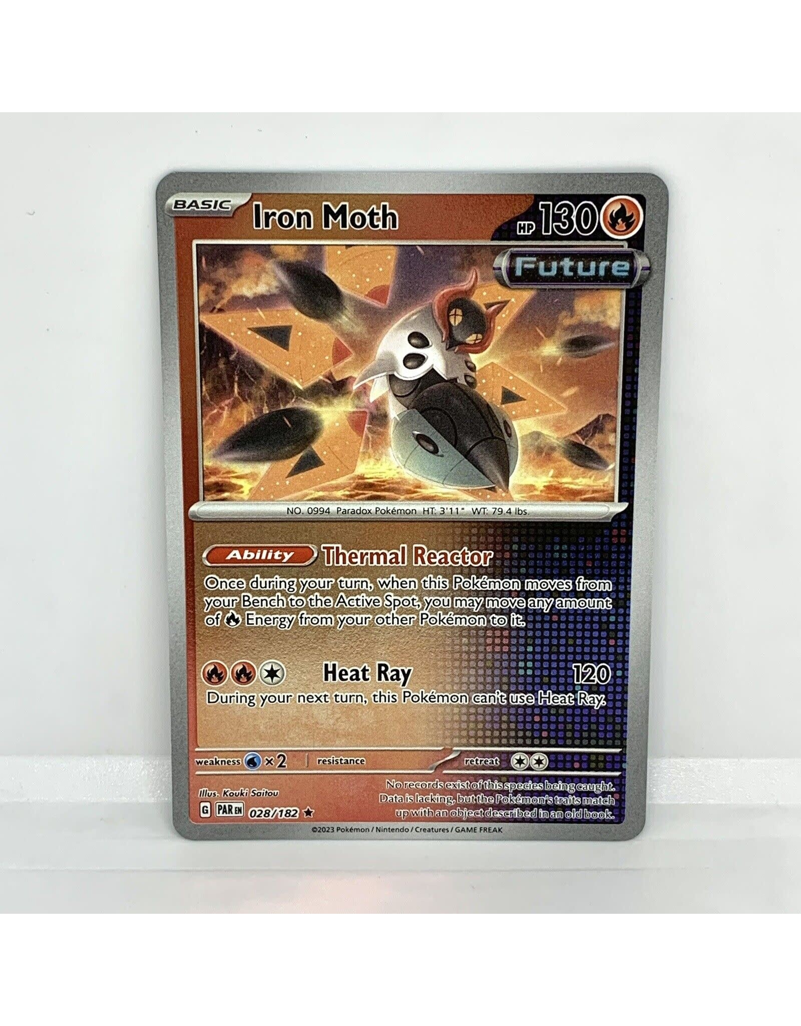 Iron Moth - 028/182 (Reverse Holofoil, Rare)