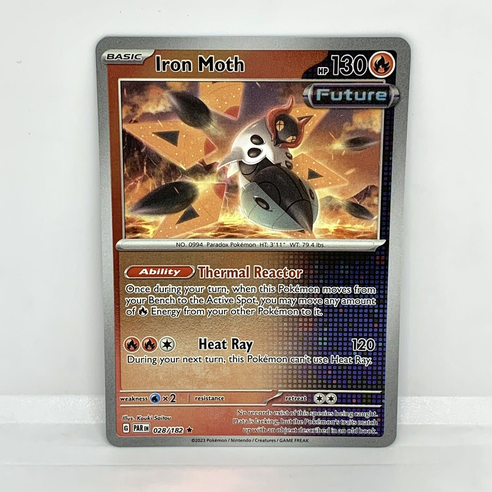 Iron Moth - 028/182 (Reverse Holofoil, Rare)