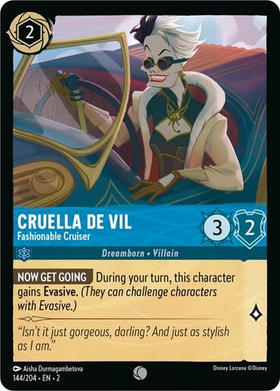 Cruella De Vil - Fashionable Cruiser - 144/204 (Normal, Common)