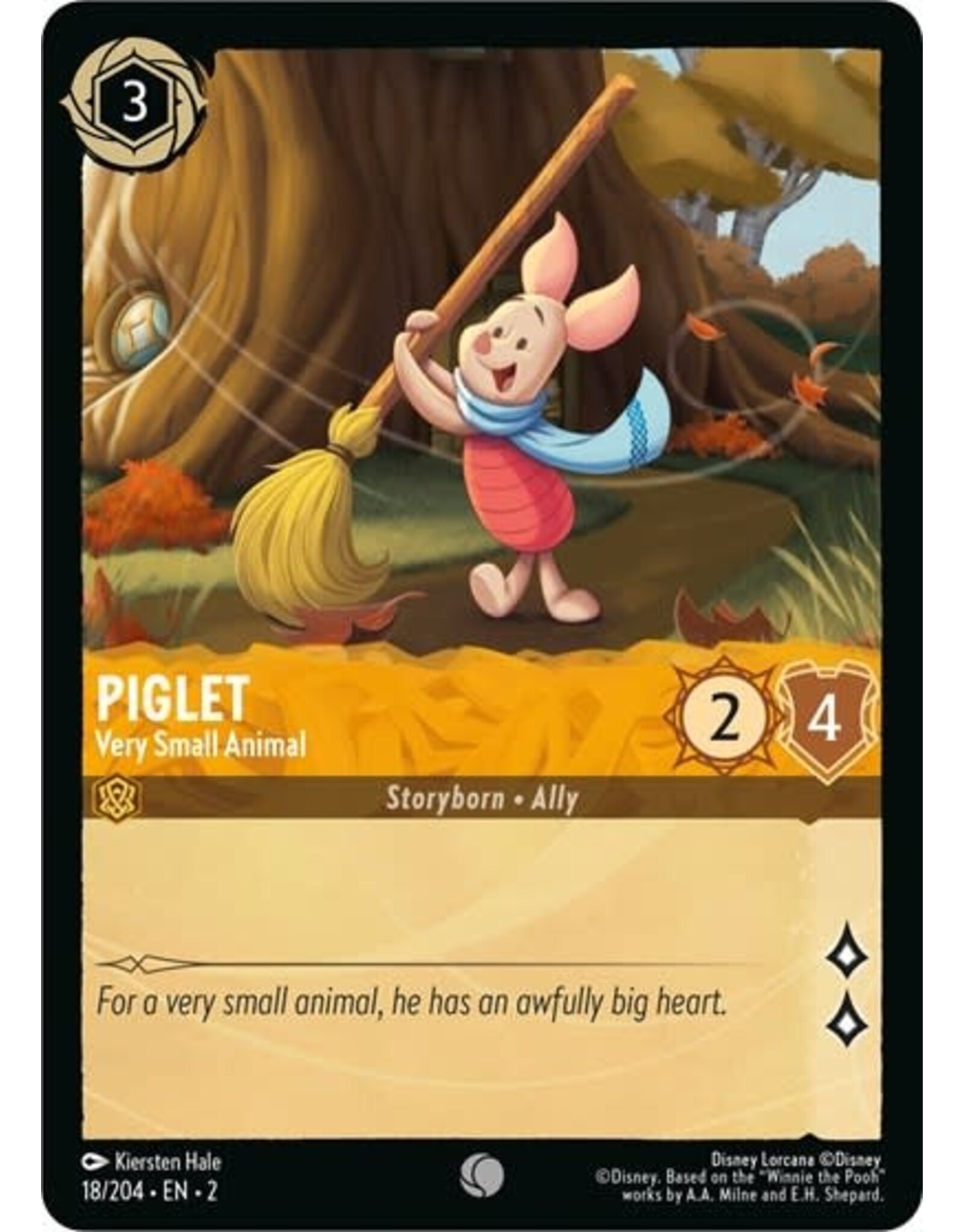 Piglet - Very Small Animal - 18/204 (Normal, Common)