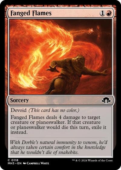 Fanged Flames - 118 (Foil, C)