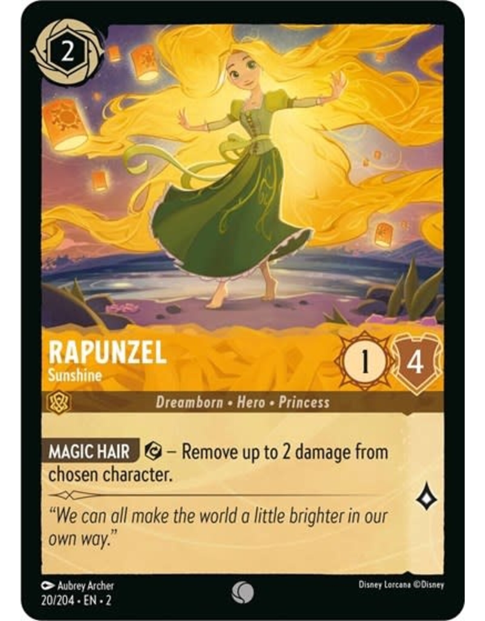 Rapunzel - Sunshine - 20/204 (Normal, Common)