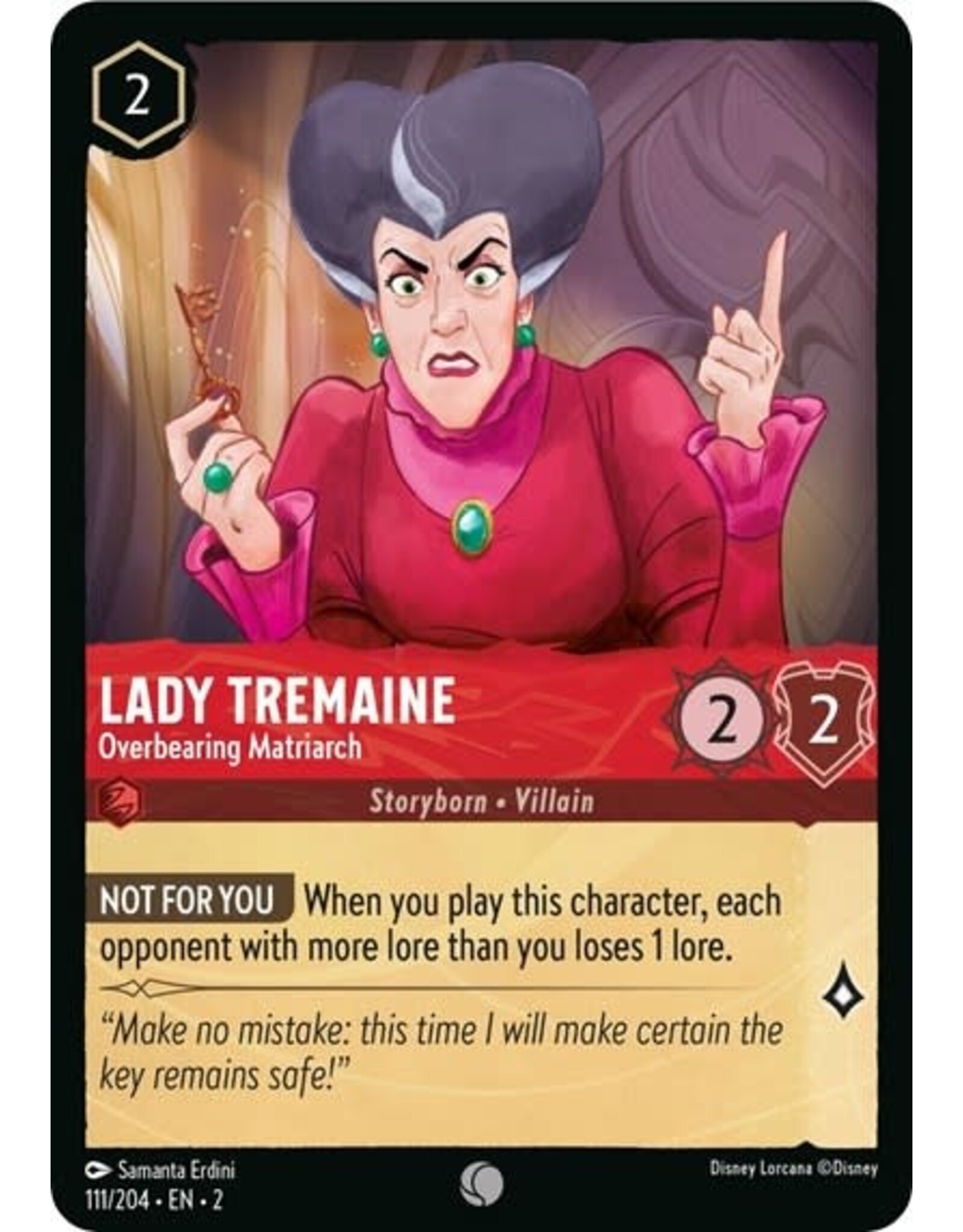 Lady Tremaine - Overbearing Matriarch - 111/204 (Normal, Common)