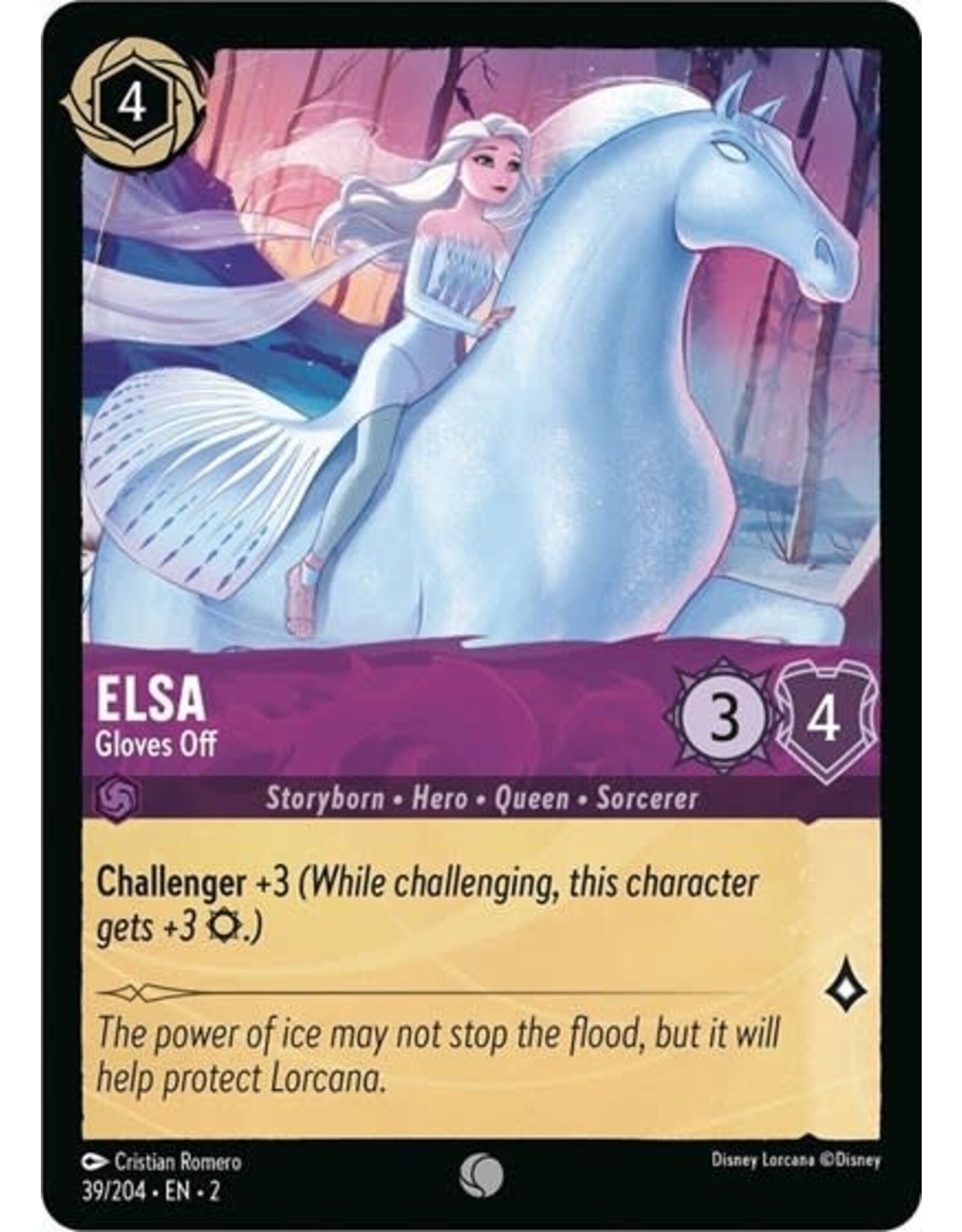 Elsa - Gloves Off - 39/204 (Normal, Common)