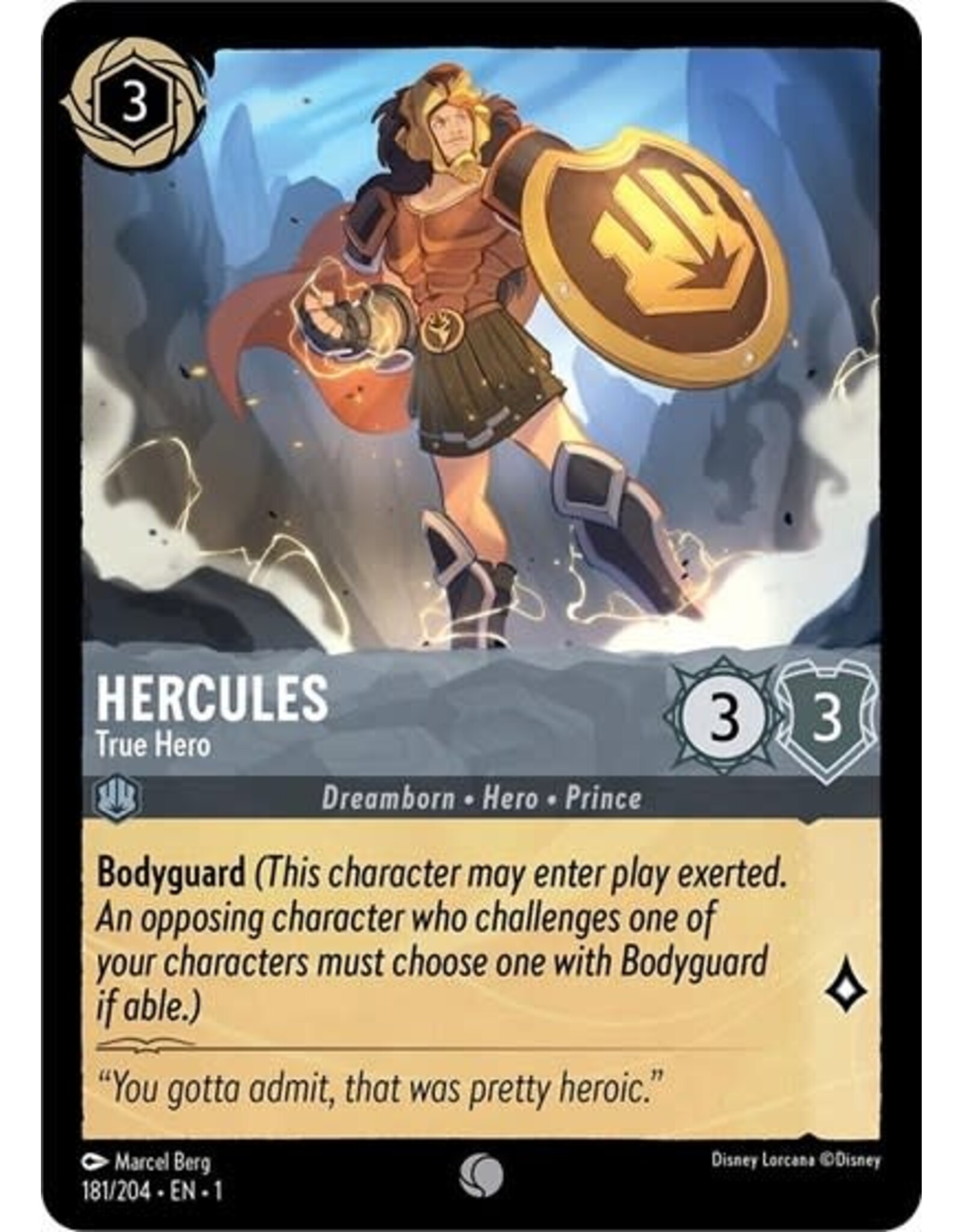 Hercules - True Hero - 181/204 (Normal, Common)