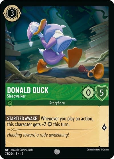 Donald Duck - Sleepwalker - 78/204 (Normal, Common)