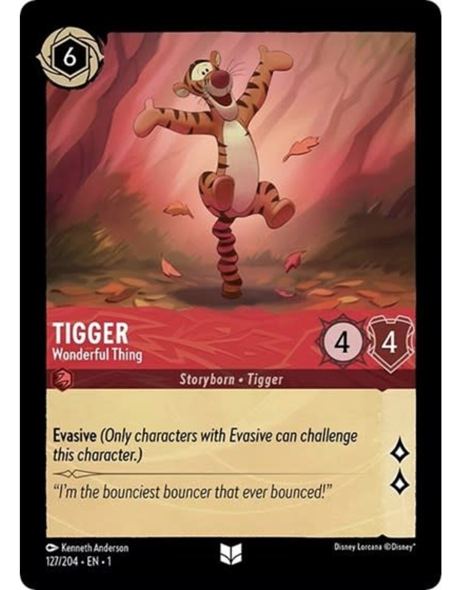 Tigger - Wonderful Thing - 127/204 (Normal, Uncommon)